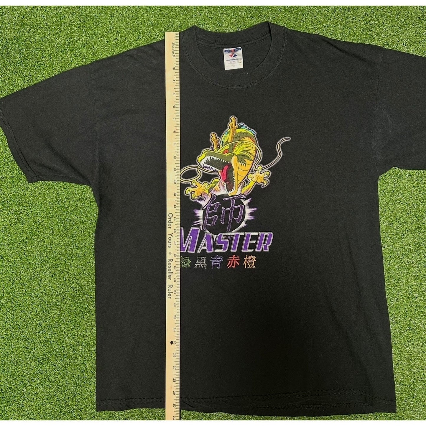2000s Y2K Vintage Dragonball Z GT Trading Card Promo Tee Men's XL