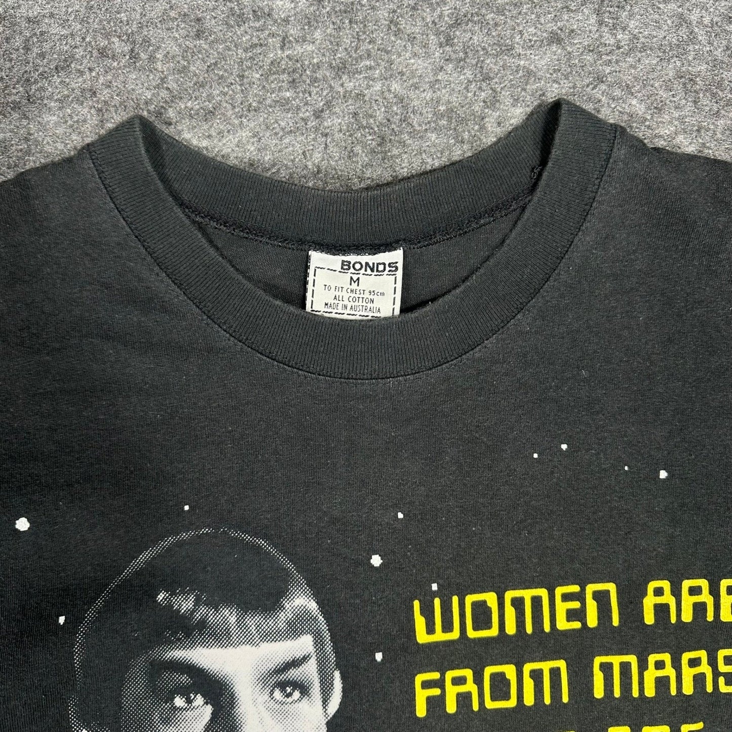 Star Trek Spock Mens Size M Graphic T Shirt 1996 Stanley Desantis