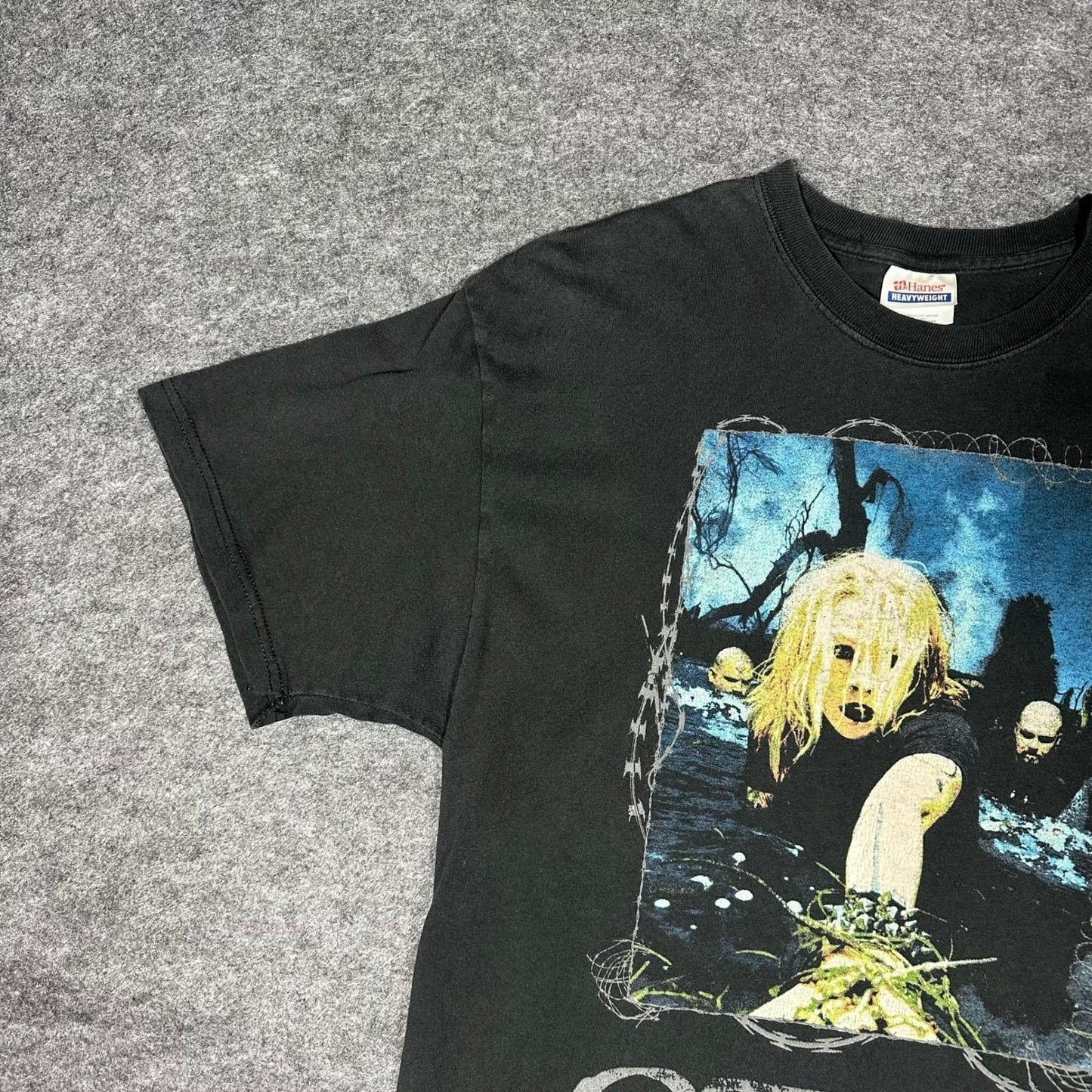 Vtg Y2K 2000s OTEP It Hides Inside Me Shirt Size Large Nu Metal Band Hanes