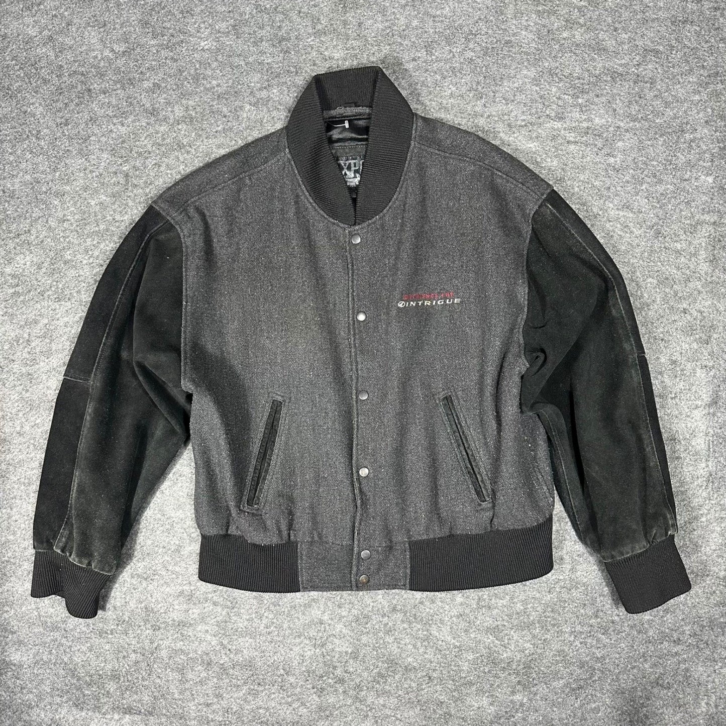 Vtg 1998 THE X-FILES Expo Tour Jacket XL Bomber Varsity Style Sci-Fi Promo
