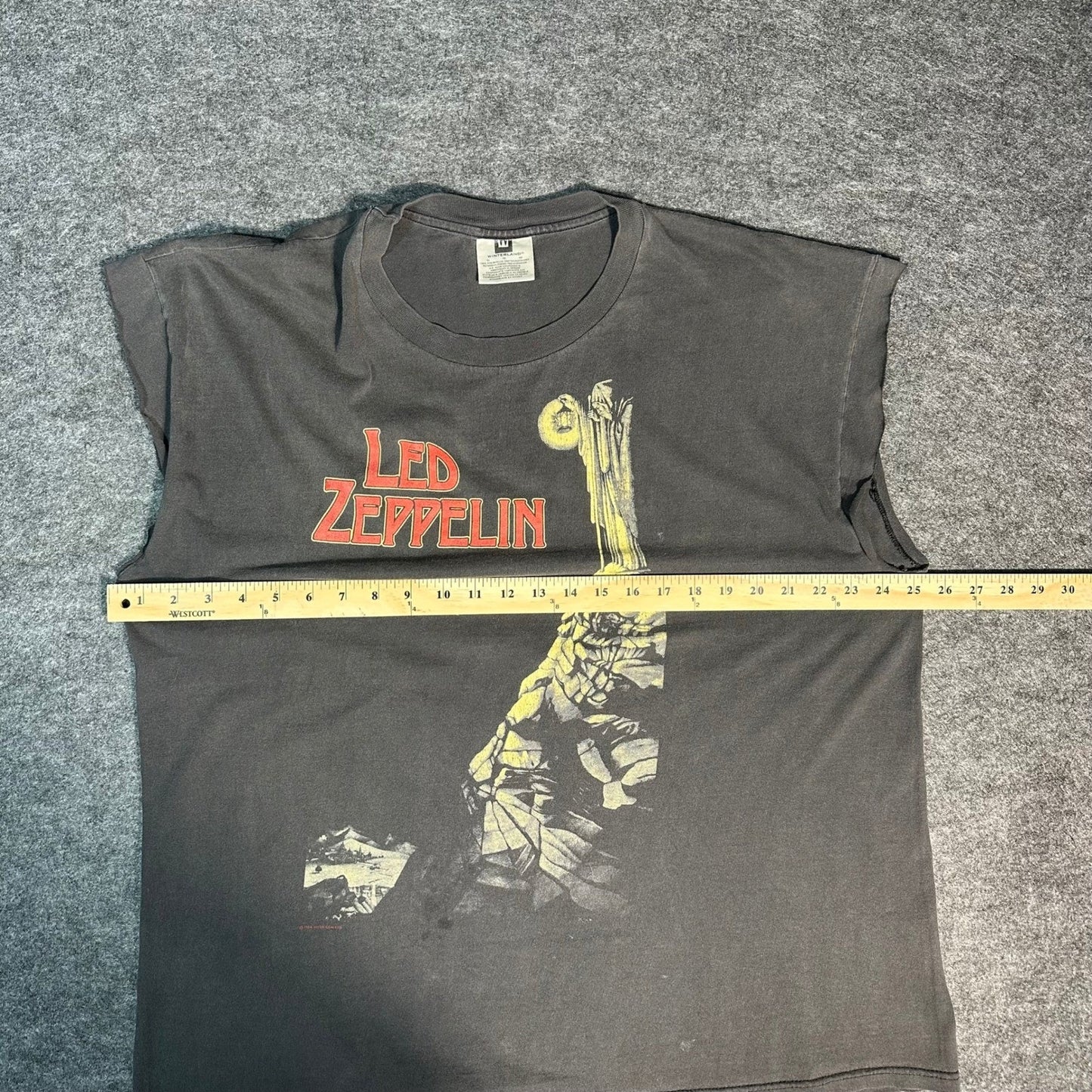 Vintage 90s Led Zeppelin Winterland Shirt XL 1986 Graphic Made USA/Mexico