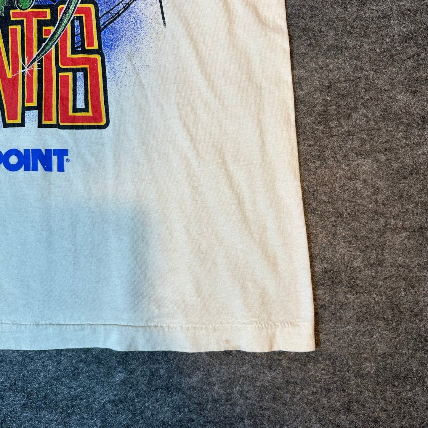 Vintage 90s Cedar Point Mantis Roller Coaster Single Stitch T Shirt Men's Medium