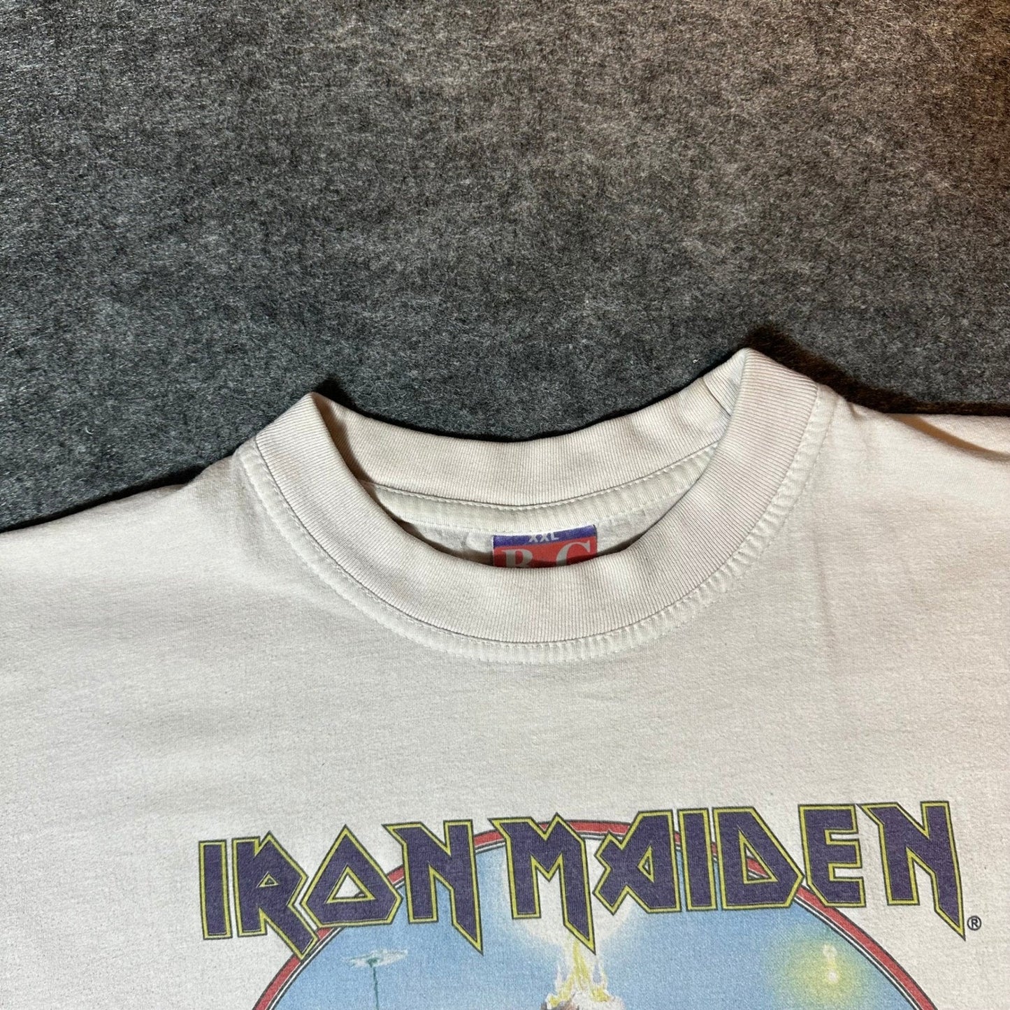 Vintage IRON MAIDEN Shirt 2003 Euro Tour "Seventh Son of a Seventh Son" Size XXL