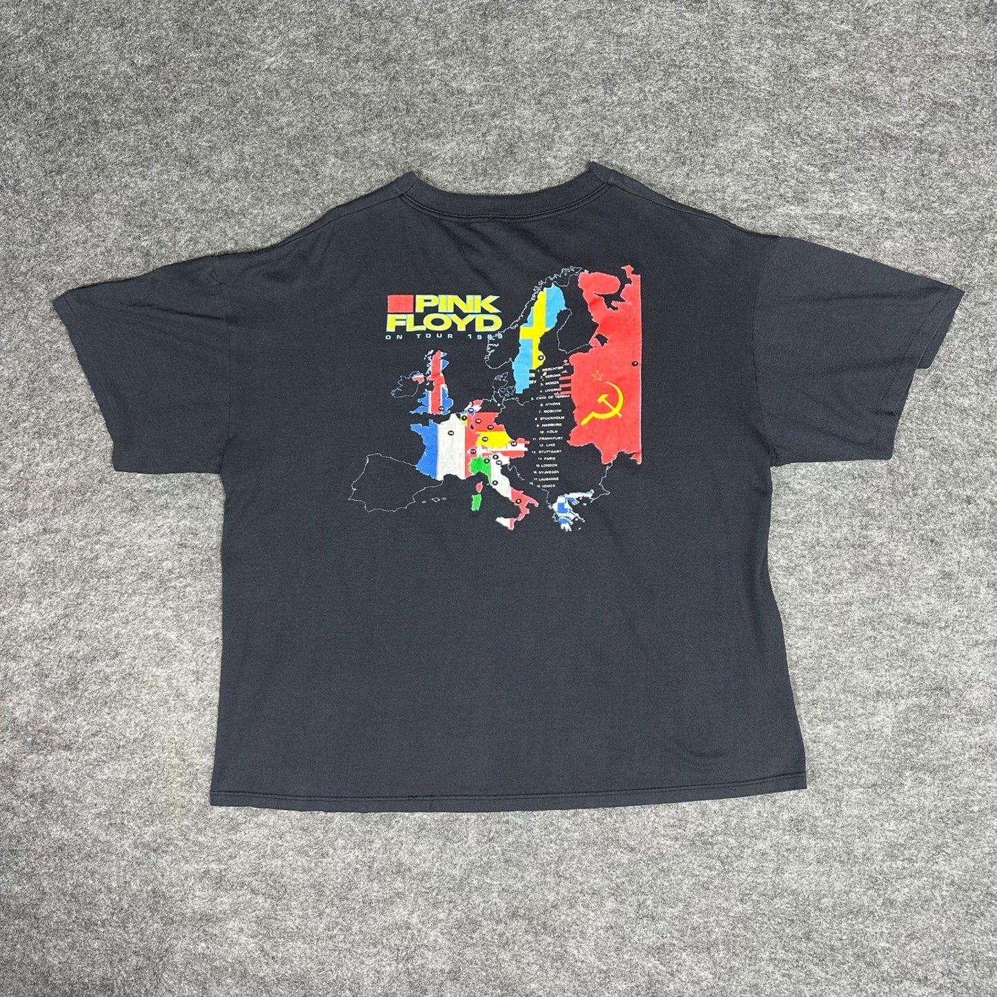 Vintage Pink Floyd Light Bulb Tour 1989 Concert T Shirt Mens XL