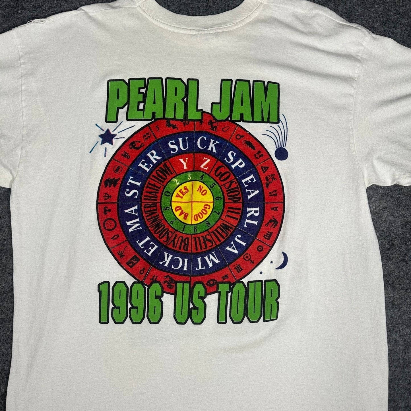 Pearl Jam Ticketmaster Sucks T Shirt Vintage 1996 XL RARE Single Stitch Bootleg