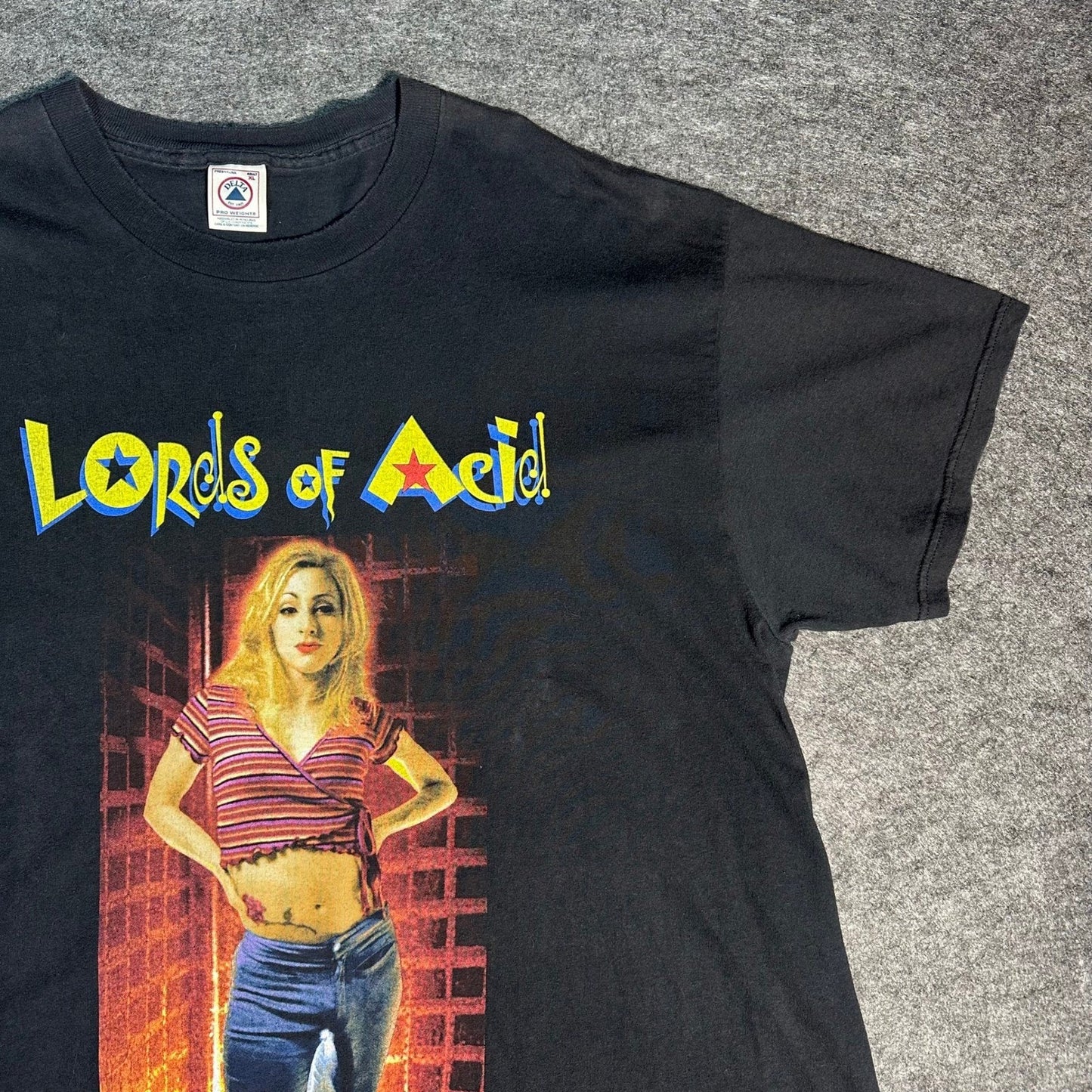 Rare Vintage 90s Lords of Acid Our Little Secret Tour Shirt Delta Pro Weight XL