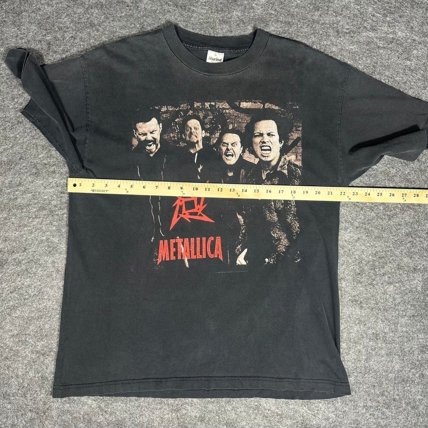 Rare Vintage 90s Metallica On The Load Again Tour T Shirt XL Giant Single Stitch