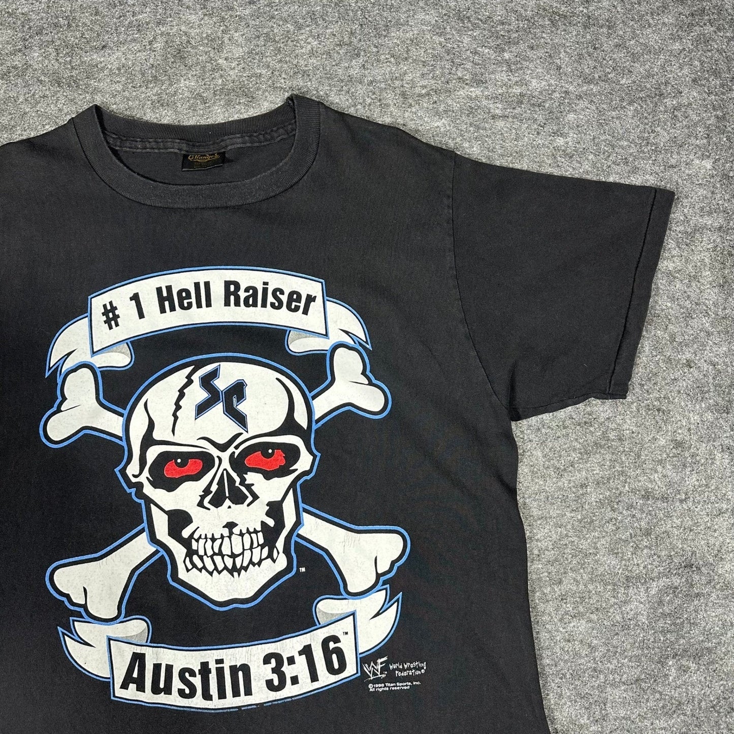 Vtg 1998 WWF STONE COLD STEVE AUSTIN 3:16 Shirt L CHANGES Tag Single Stitch