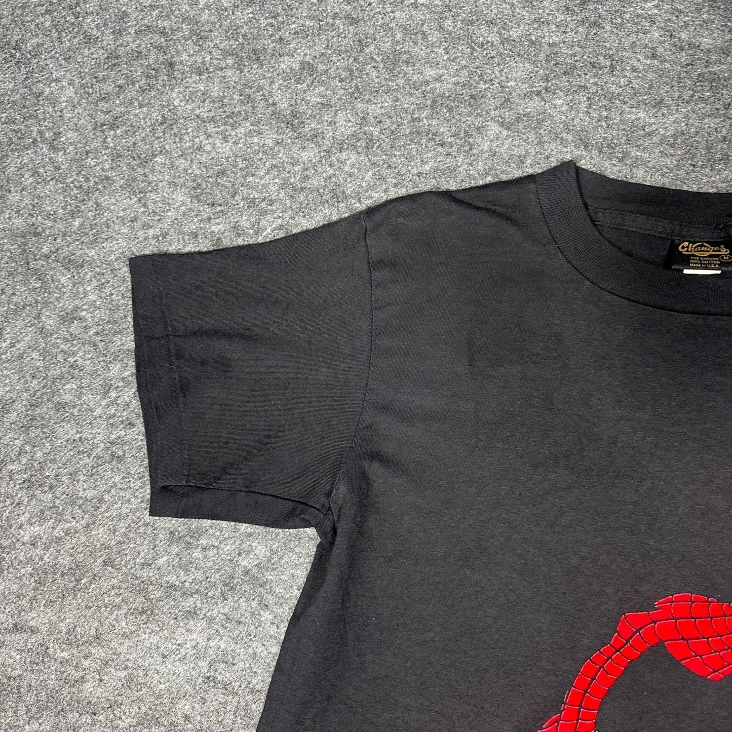 VTG 90s Spider-Man Marvel Changes T Shirt Mens M Black Single Stitch USA Made