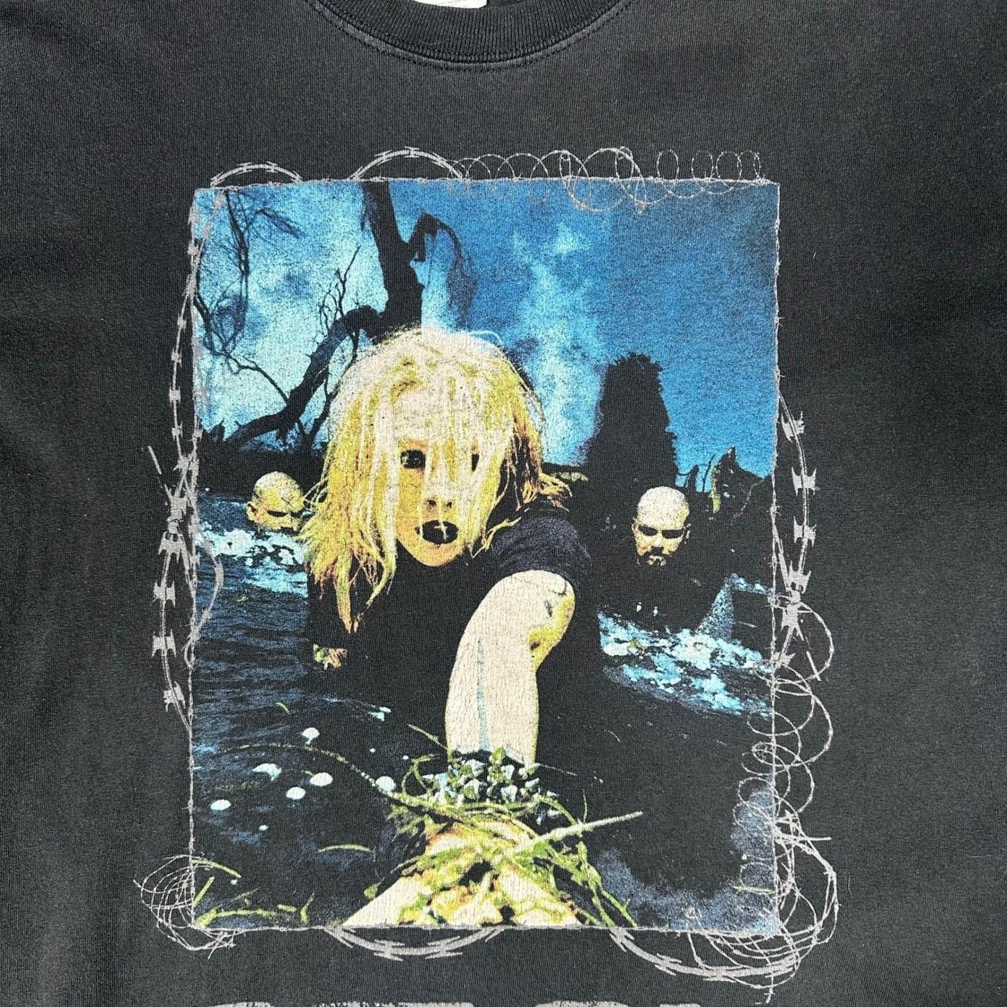 Vtg Y2K 2000s OTEP It Hides Inside Me Shirt Size Large Nu Metal Band Hanes