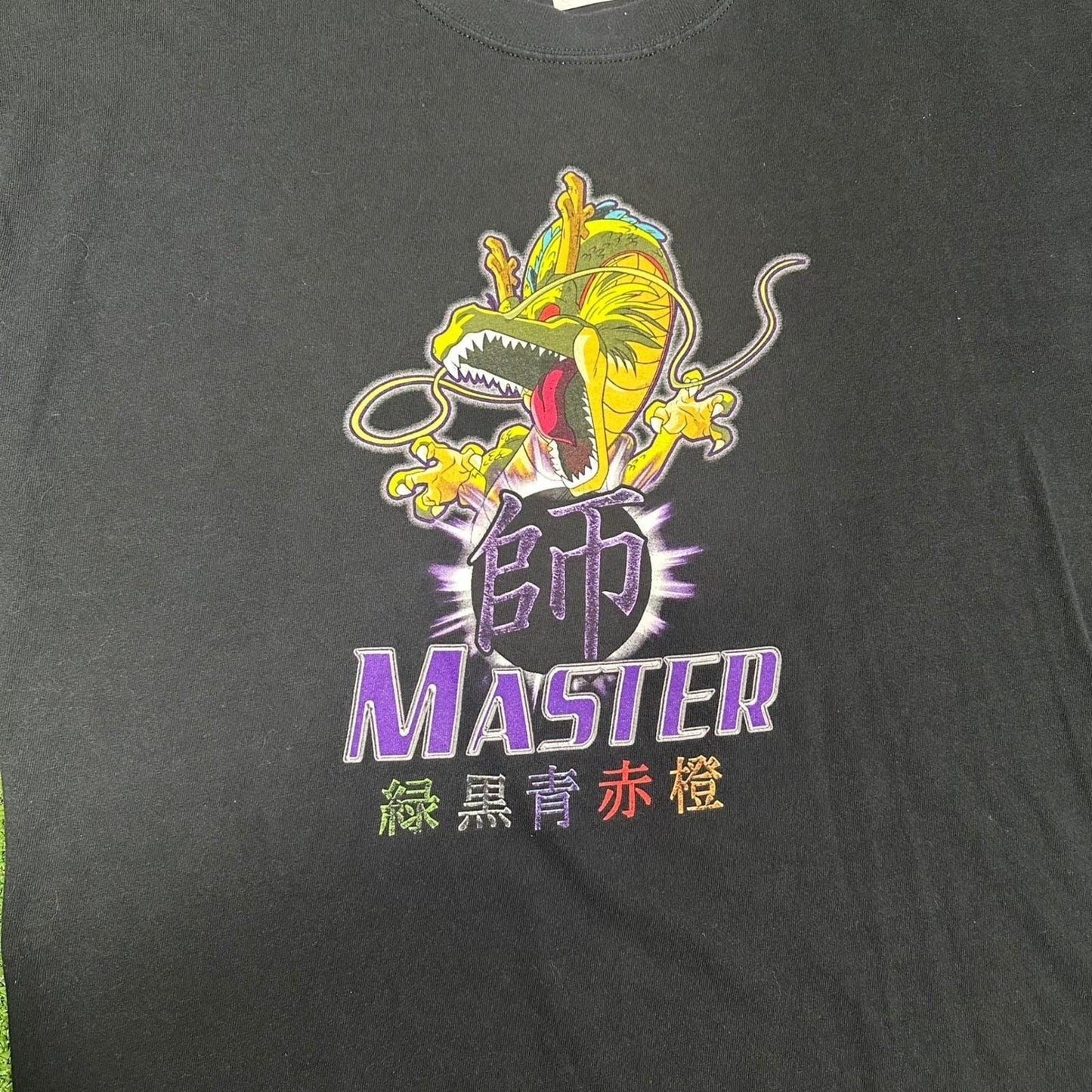 2000s Y2K Vintage Dragonball Z GT Trading Card Promo Tee Men's XL
